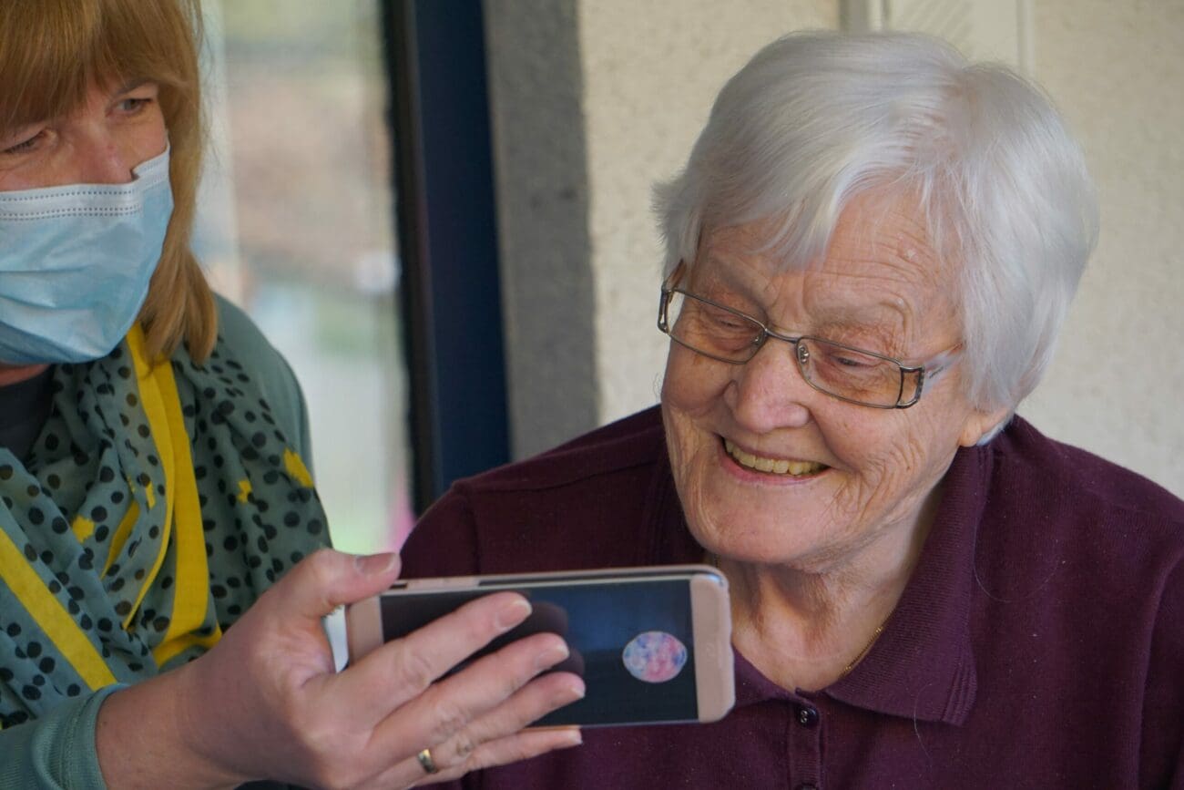 Mask1 Long-term care provider with person they provide care for